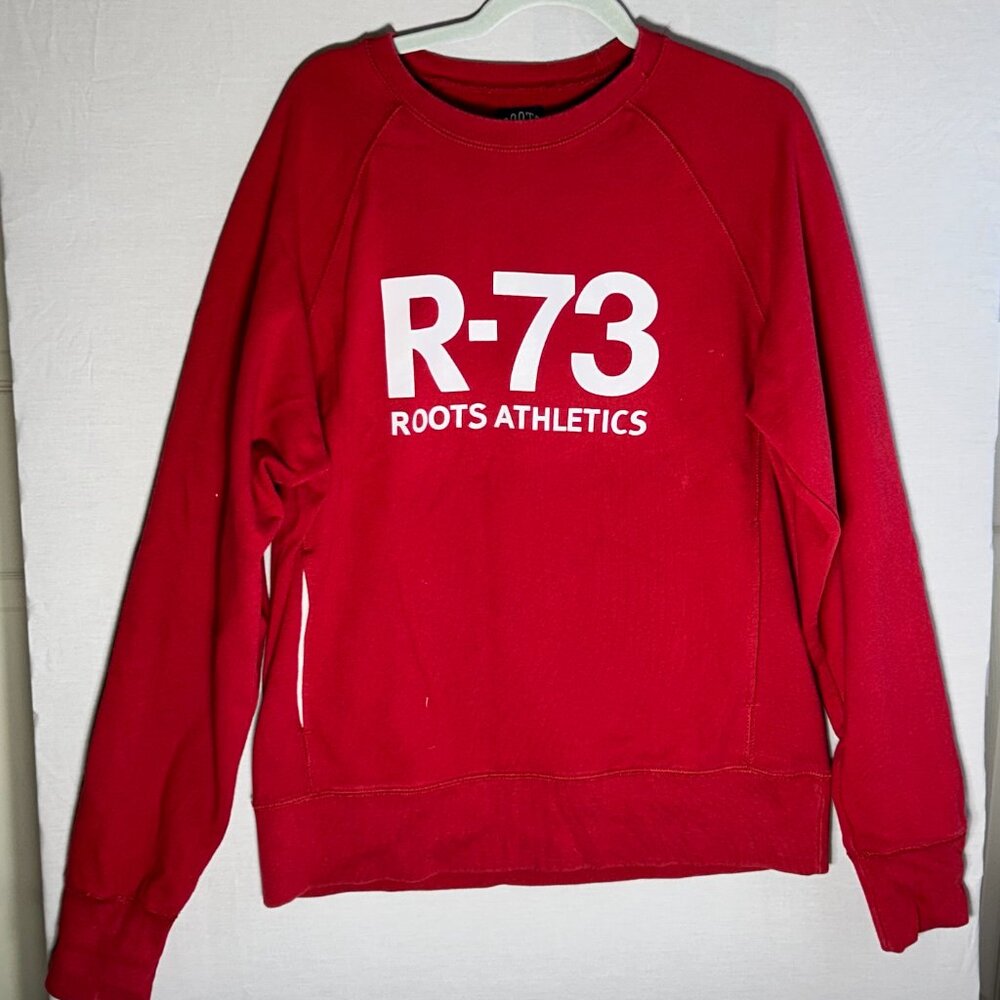 Roots 100% Cotton Sweatshirt, Men's Size Large in Red